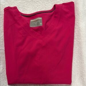 Sketchers vibrant pink women’s scrub top with pockets. Xl - nwt